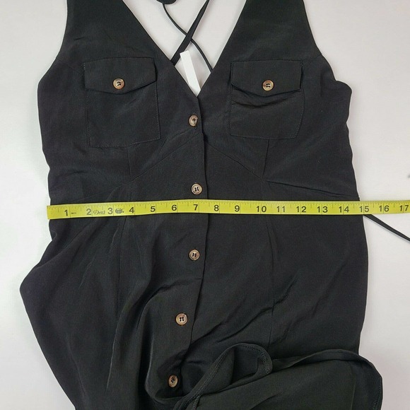 Asos Maternity Maxi Dress Button Front Halter - Picture 4 of 7